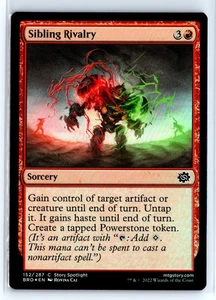 FOIL Sibling Rivalry The Brothers' War – MTG Magic the Gathering Card - Picture 1 of 5
