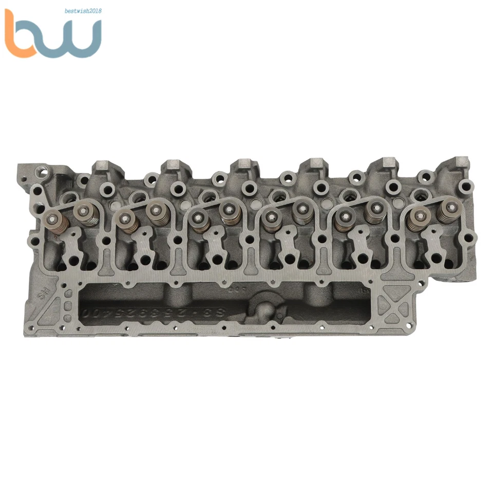 For Ram 2500 3500 5.9L 94-98 12V DSL 6B 6BT 6BTA Cylinder Head W/Valves & Spring Foto 1 de 4