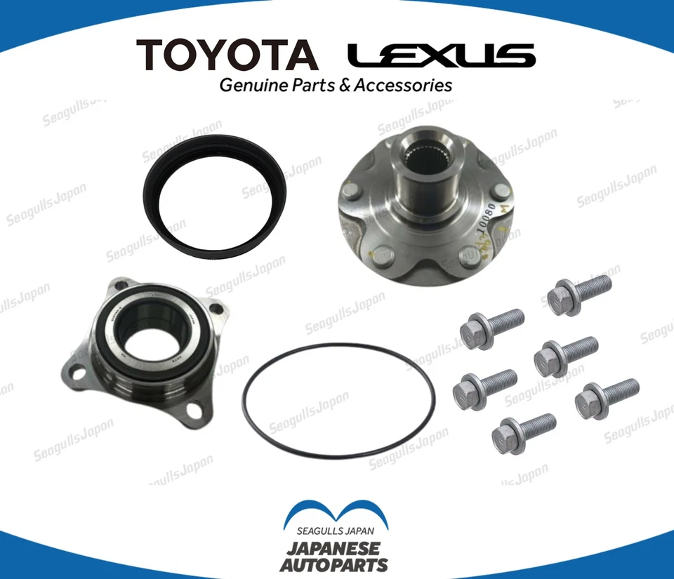 Juego de conjunto de cojinetes de rueda delantera TOYOTA OEM TACOMA GRN2### TRN2# 2005-2015 genuino Foto 1 de 1
