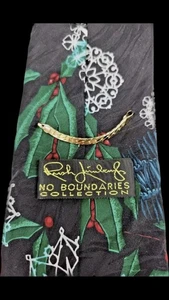 RUSH LIMBAUGH Signed No Boundaries Tie Necktie Silk CHRISTMAS HOLIDAY - Picture 1 of 2