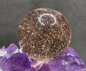 KILLER & BIG Vintage BUBBLY Clearie Clear Marble - Light Pink - .91" SHOOTER! - Picture 1 of 6
