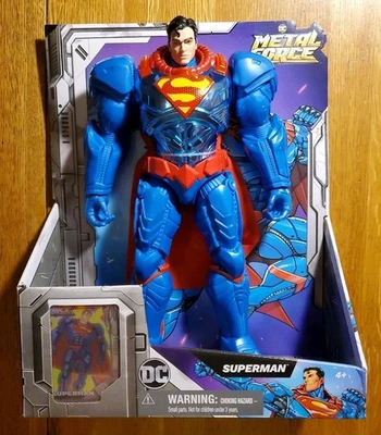 DC Comics Extra Large 12" Metal Force Heroes Superman Action Figure - Image 1 of 4