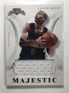 Camiseta Jalen Rose 2012-13 Crusade #6 “MAJESTIC” USADA EN EL JUEGO PEPITAS ¡BONITA!! - Imagen 1 de 2