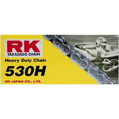 RK 530 H Heavy Duty Chain - 120 Links Motorcycle Street Bike Dirt Bike M530H-120 - Image 1 of 4