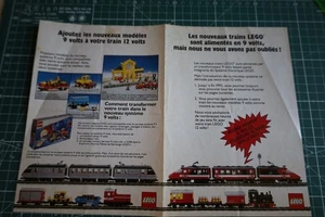 Vintage LEGO 12V to 9V train leaflet 1990s – rare accessories catalog - Imagen 1 de 2