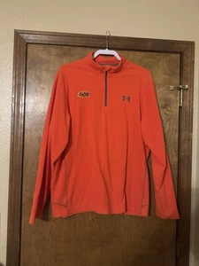 Herren Large Oklahoma State Under Armour Fleece Orange 1/4 Reißverschluss  - Bild 1 von 4