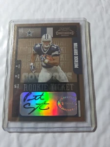 2004 Playoff Contenders #189 Patrick Crayton Rookie Auto - Dallas Cowboys - Picture 1 of 2