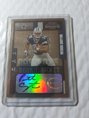 2004 Playoff Contenders #189 Patrick Crayton Rookie Auto - Dallas Cowboys - Image 1 of 2