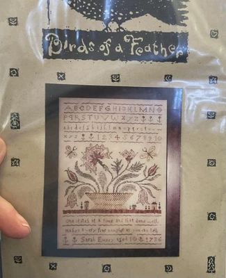 Birds of a Feather A Very Fine Sampler  Cross Stitch Pattern Retired New - Image 1 of 2