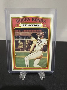 1972 Topps Baseball Bobby Bonds in Action Karte * hohe Nummer * H# #712 - Bild 1 von 2