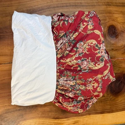 Ralph Lauren Danielle Marsielles Falda Cama King Floral Algodón OO30 Foto 1 de 4