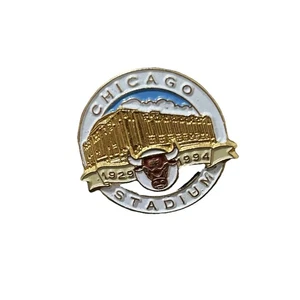 Prendedor Chicago Bulls Chicago Stadium (1929-1994) NBA Vintage Años 90 Baloncesto Deportes - Imagen 1 de 5