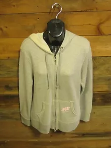 NEW PSE ARCHERY LADIES FRENCH TERRY FULL-ZIP HOODIE #PSE41800XXL GREY/PINK XXL - Picture 1 of 4