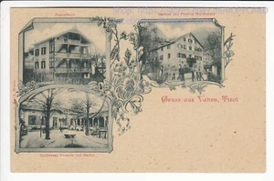 ITALIEN , PROVINZ BOZEN , GRUSS AUS VAHRN , GASTHOF , VARNA , SÜDTIROL ca1905 - Picture 1 of 2