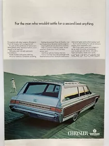 1968 Chrysler Town And Country Station Wagon Print Ad - Picture 1 of 2