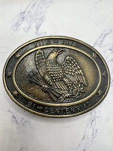 Vintage United States of America Bicentennial Eagle Belt Buckle - Picture 1 of 3