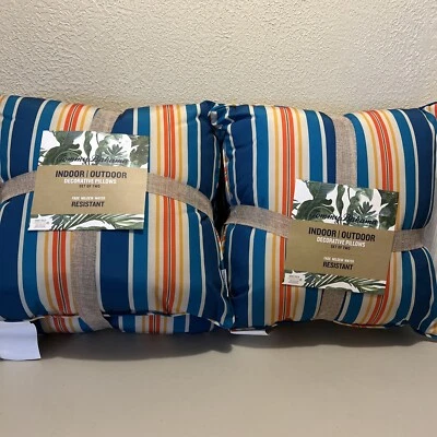 Lot Of 2 Tommy Bahama Set Of2X2=4piecesIndoor Outdoor Decorative Pillow18X18 NEW - Image 1 of 4