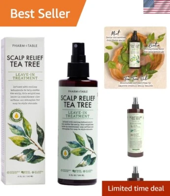 Hydrating Leave-In Conditioner with Tea Tree Oil & Mint for Healthy Hair, 240ml - Image 1 of 4