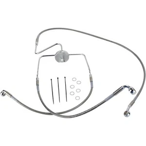 Drag Specialties +6" Brake Line - Front - Stainless Steel - FLHR94-07 1741-2636 - Picture 1 of 3