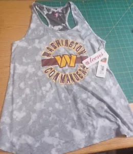 GRAY Washington Commanders Teens NFL Tank Top Xl-15/17 NWT - Picture 1 of 5