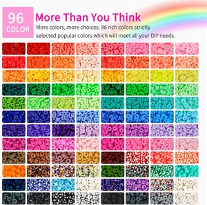 Friendship Bracelet Making Kit 96 Colors, 900Pcs Letter Beads, 100Pcs Number Bea - Picture 1 of 5