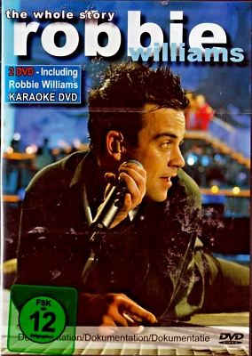 Robbie Williams - The Whole Story 2 DVD, Dokumentation inkl. Karaoke DVD Neu - Bild 1 von 2