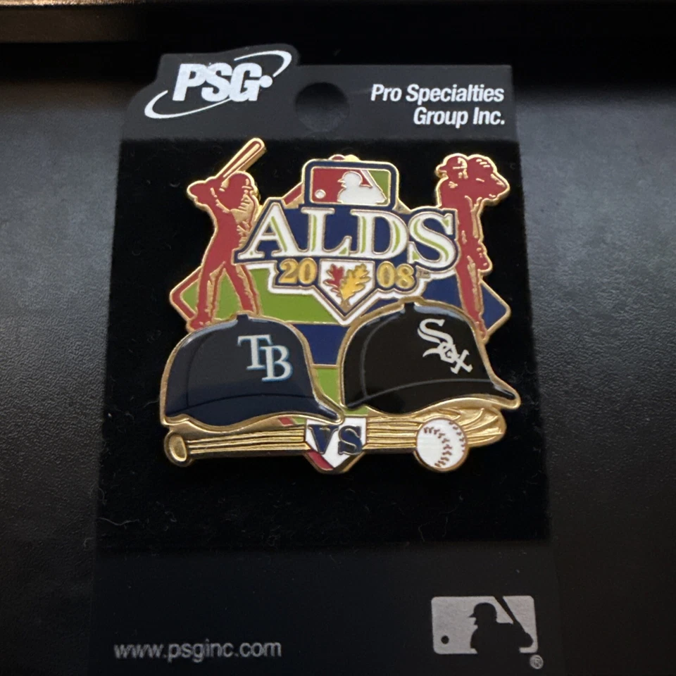 Chicago White Sox Tampa Bay Rays American League Division Series 2008 MLB Pin - Image 1 of 1