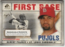Albert Pujols 2008 Sp Legendary Cuts Memorable Moments 1/1 St Louis Cardinals