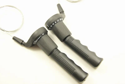 SRAM Bicycle Bike 3 X 7 Speed Twist Grip Shifter  SRT300i Shifter Set - Image 1 of 4