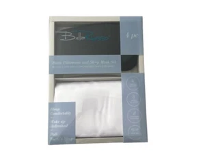 Bella Russo Satin Kissenbezug & Schlafmaske 4 Stck. Set NEU - Bild 1 von 2