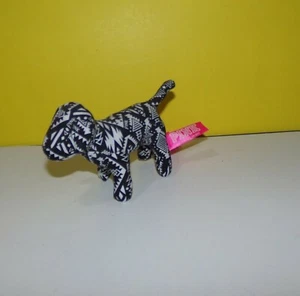 PINK Victoria's Secret 4" Mini Black & White Stuffed Plush Advertising Dog  - Picture 1 of 2