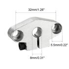 Silber Ton Rod Rail Guide Untersttzung  CNC 3D-Drucker