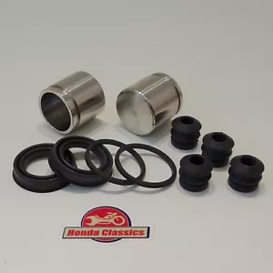 Honda CBX1000 Front Brake Caliper Piston x 2 Stainless Steel & Seals Kit. KIT059 - Picture 1 of 3