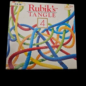 New in Box Vintage 1990 RUBIK'S TANGLE 4 Golden Matchbox NIB Sealed Packaging - Picture 1 of 13