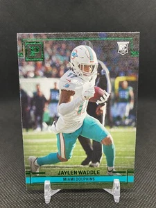 JAYLEN WADDLE RC 2021 PANINI CHRONICLES ROOKIE CARD Green Parallel # PA-26 - Picture 1 of 2