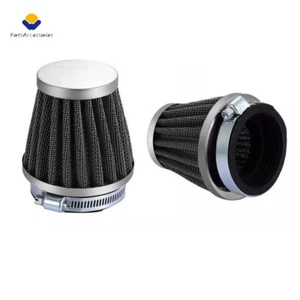 2x 54mm Air Filter Pod Cone Cleaner Universal Motorcycle For Honda Yamaha Suzuki - Picture 1 of 7