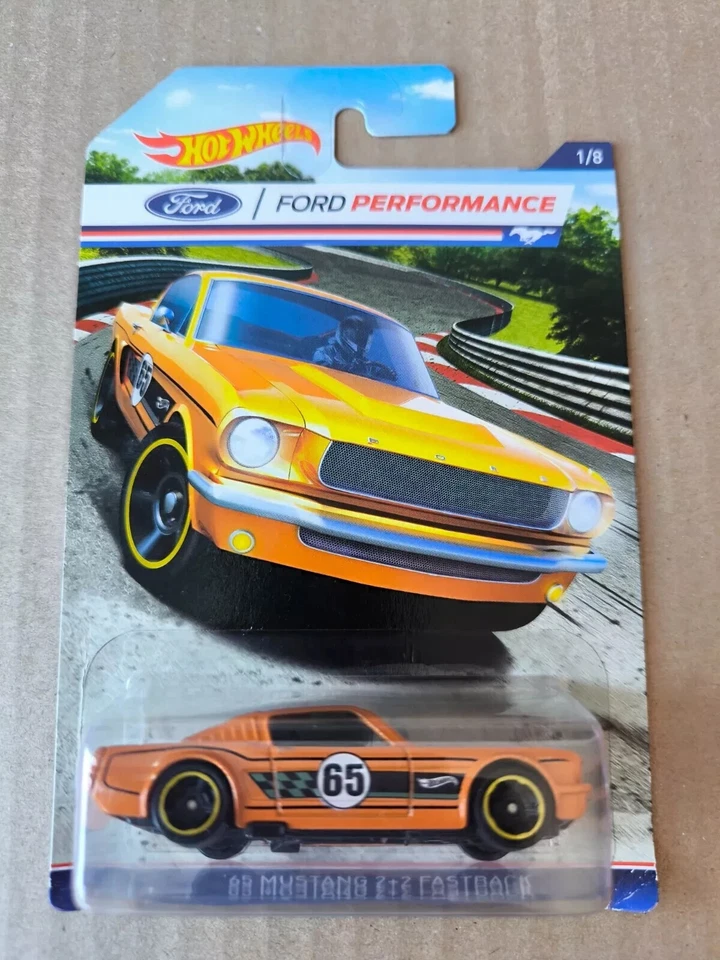 2016 Hot Wheels FORD PERFORMANCE 65 MUSTANG 2+2 FASTBACK ORANGE 1/8 - Image 1 of 1