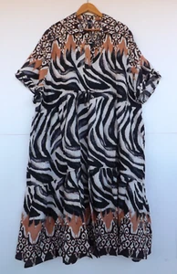Taking Shape Dress 24 Womens TS Drawstring Waist Stick on Gems Midi Satin Like - Picture 1 of 13