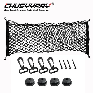 Rear Trunk Envelope Style Mesh Cargo Net for HONDA CIVIC Sedan 2012-2024 New - Picture 1 of 13