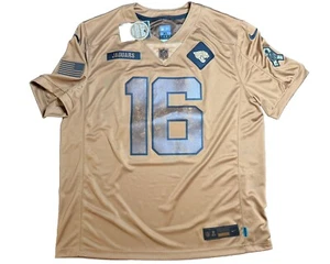 Camiseta Auténtica Trevor Lawrence #18 Salute To Service Jacksonville Jaguars Nueva con Etiquetas - Imagen 1 de 11