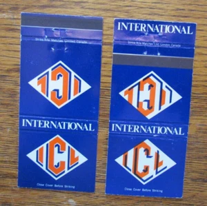 CUBIERTAS DE LIBRO DE CERILLAS DE CAMIONES INTERNACIONALES: TORONTO WINDSOR PEDERNAL OSHAWA DETROIT -B - Imagen 1 de 2
