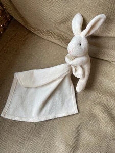 Doudou et Compagnie Cream Baby Bunny Comforter Comfort Blanket Soft Toy (A9 - Picture 1 of 7