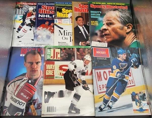 10 revistas de hockey de la NHL: Beckett, Sports Illustrated, Tuff Stuff - Hull, Gretzky - Imagen 1 de 11