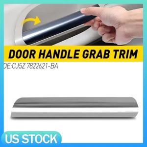 Door Handle Grab Trim Molding Silver Front Left Side For 2013-2019 Ford Escape - Picture 1 of 9