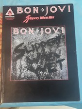 Bon Jovi Slippery When Wet Guitar Tab Book