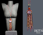 Halskette Ikita &#174;Paris Statement Kette Endloskette 95cm Glasperlen Kristall Boho