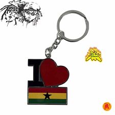 Ghana Flag Design Keyring Birthday Gift Christmas gift for family & friends