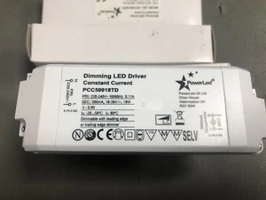 18W 18-36V 500mA Triac Dimming Non IP Rated Constant Current LED Lighting Power - Picture 1 of 8