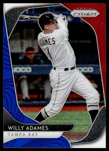 2020 Panini Prizm Red White & Blue Prizm Willy Adames Tampa Bay Rays #5