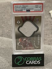 2005-06 Upper Deck Trilogy Lebron James Swatches Of Stardom #24/50 PSA 8